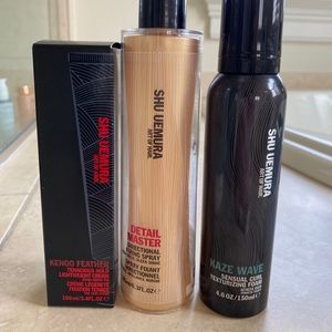 Shu Uemura styling products- set of 3!